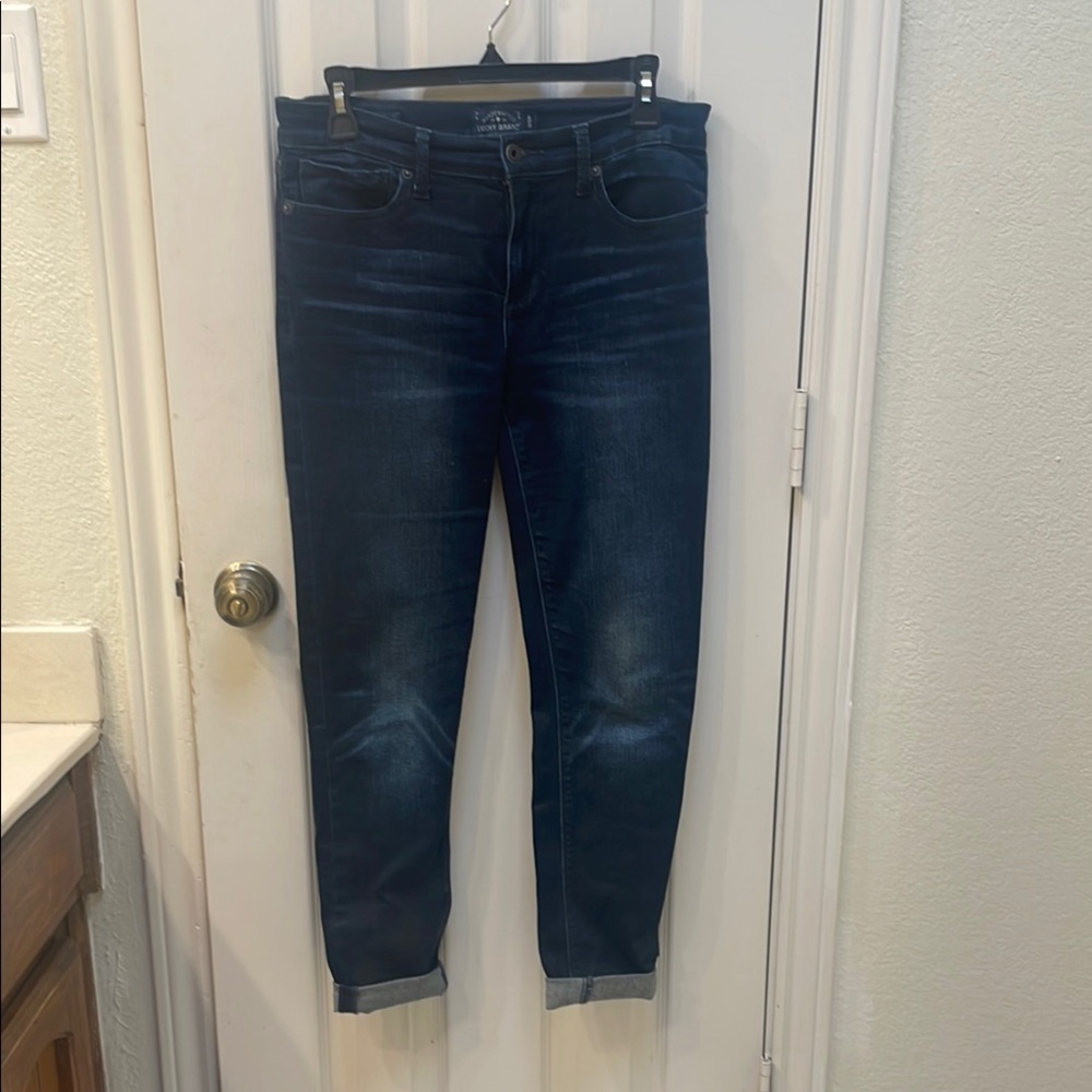 Lucky Brand Women's Straight Leg Jeans - Dark Blue
